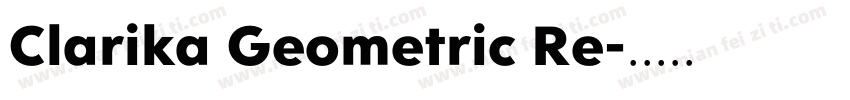 Clarika Geometric Re字体转换